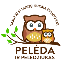 Drewniane domy w Sventoji Owl and Owlet