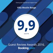 Villa Moulin Rouge: taras, jacuzzi, leżaki plażowe