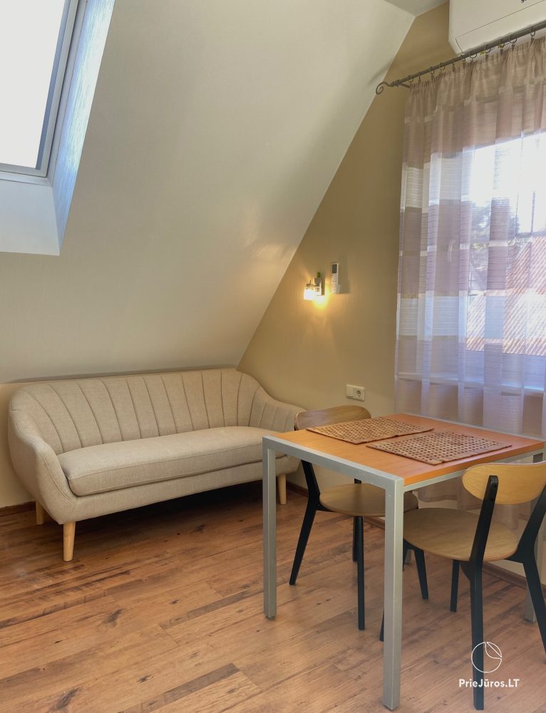 Viktorija - przestronne dwuosobowe apartamenty w Nidzie (w domku lub z osobnym wejściem)