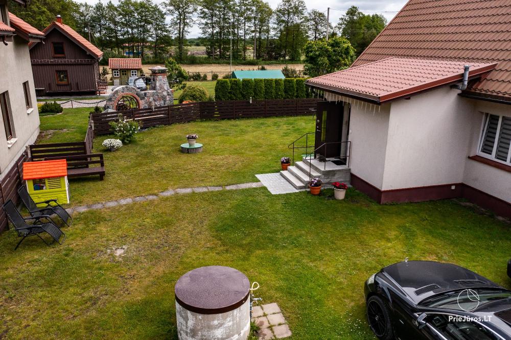 Domki, pokoje i apartamenty w Karkle 100 metrów do morza