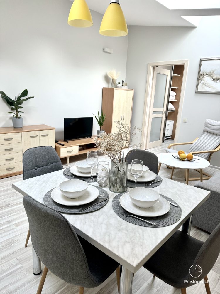 Dwupokojowe apartamenty-mieszkania do wynajęcia w centrum Połągi