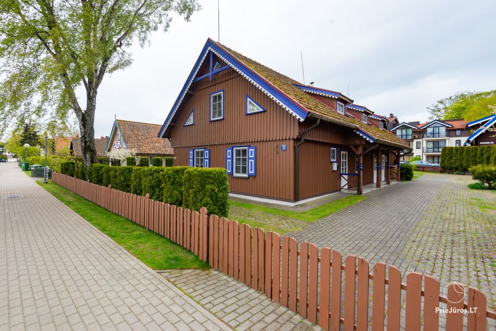 Apartamenty w Nidzie dla 6-8 osób z sauną, niedaleko Yachtclub