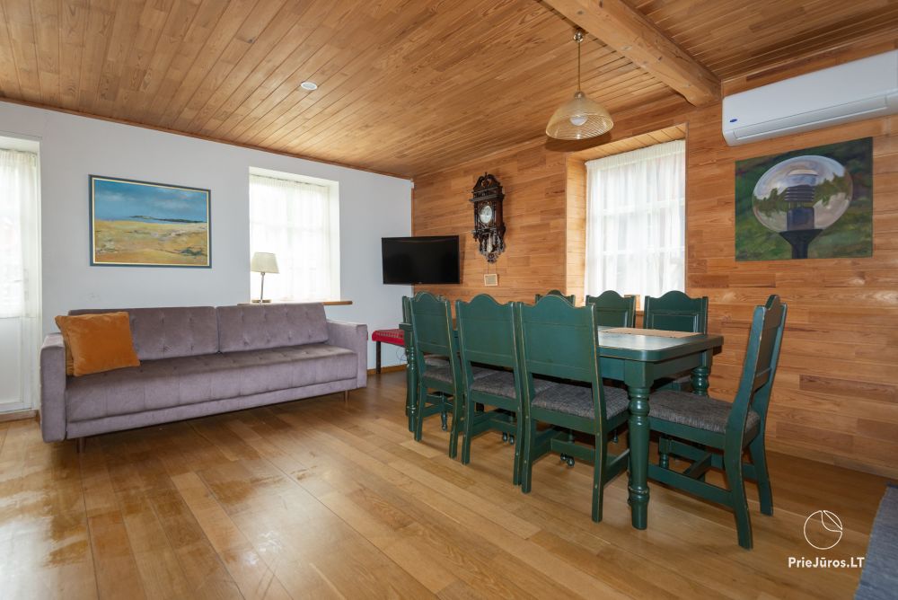 Apartamenty w Nidzie dla 6-8 osób z sauną, niedaleko Yachtclub
