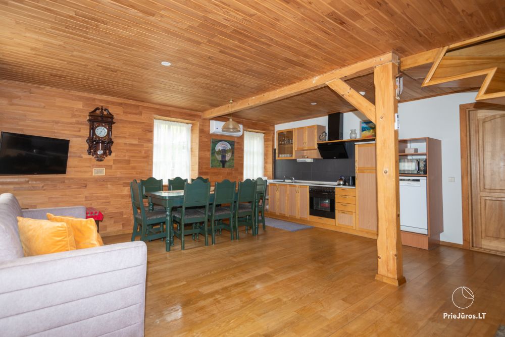 Apartamenty w Nidzie dla 6-8 osób z sauną, niedaleko Yachtclub