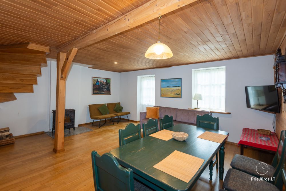 Apartamenty w Nidzie dla 6-8 osób z sauną, niedaleko Yachtclub