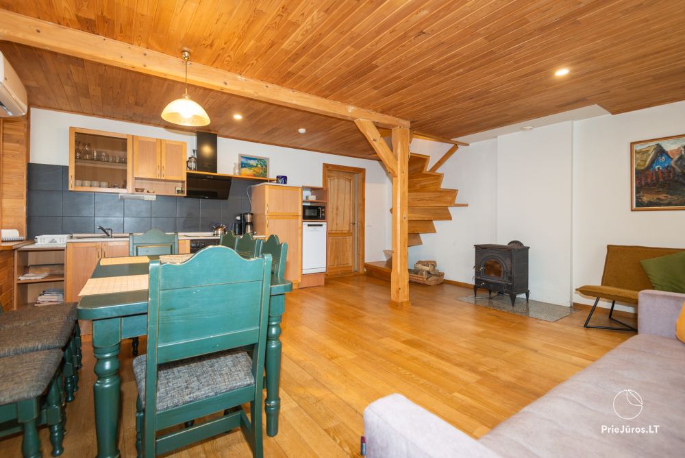Apartamenty w Nidzie dla 6-8 osób z sauną, niedaleko Yachtclub