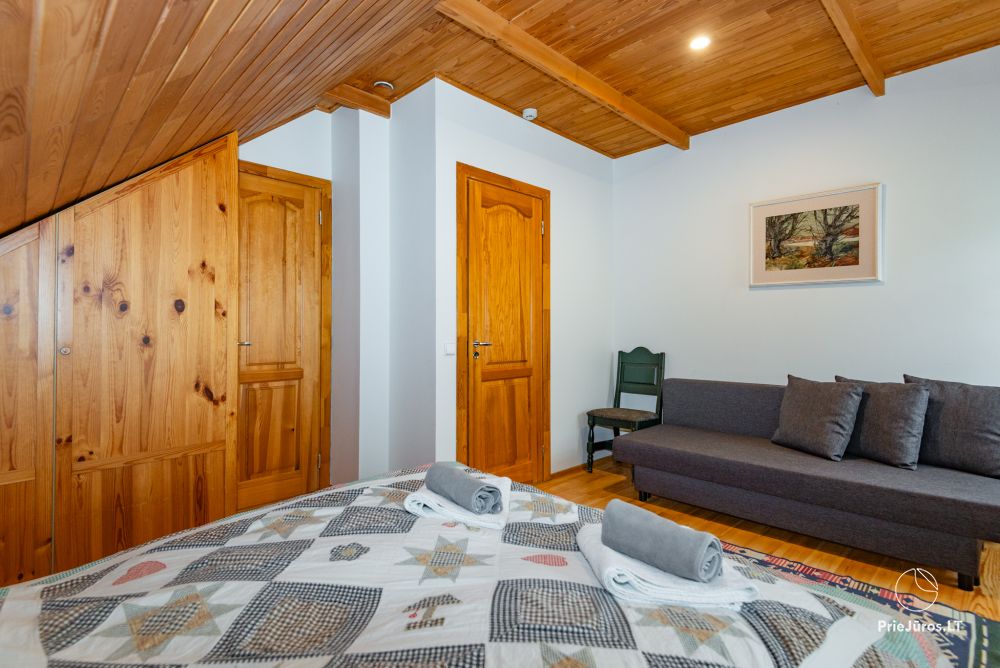 Apartamenty w Nidzie dla 6-8 osób z sauną, niedaleko Yachtclub