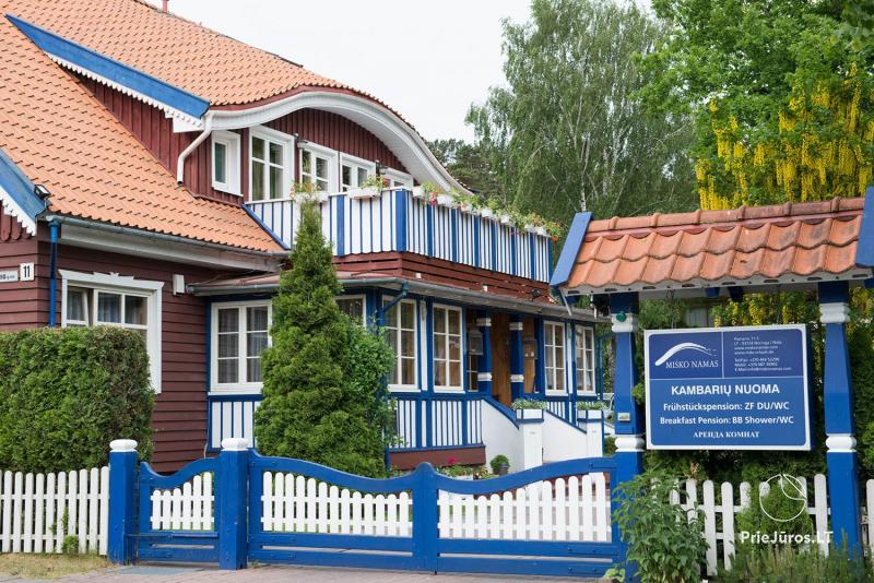 Willa „Miško namas” w Nidzie. Wynajem apartamentów