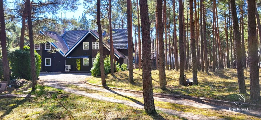 Nowe apartamenty „Ežiukų rojus” w Preila i wynajem oddzielnych pokoi w domku
