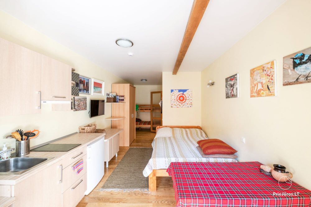 Jednopokojowy apartament na parterze z osobnym wejściem i tarasem (2+2) - "Zefir"
