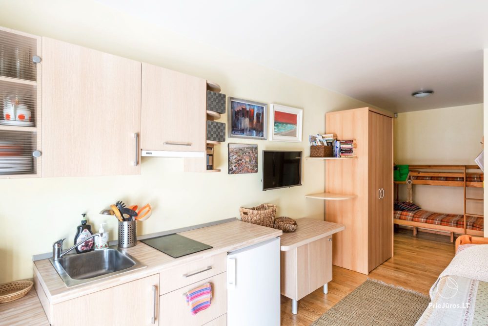 Jednopokojowy apartament na parterze z osobnym wejściem i tarasem (2+2) - "Zefir"