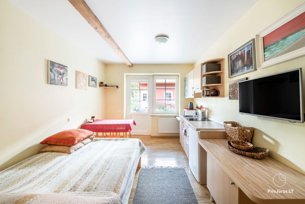 Jednopokojowy apartament na parterze z osobnym wejściem i tarasem (2+2) - "Zefir"