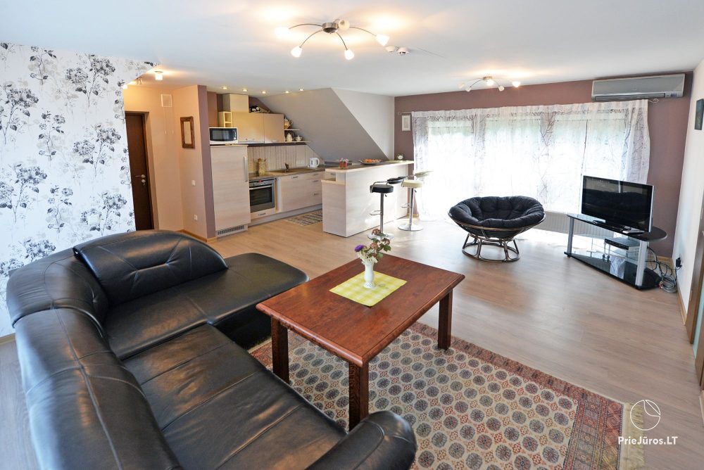 Nr 1 Trzypokojowe (z dwiema sypialniami) apartamenty (dla 4+2 osób)