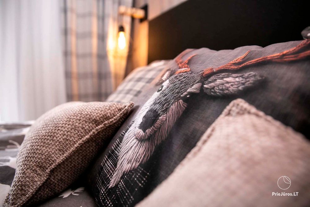 Apartamenty i domki do wynajęcia w Połądze, w blisko morza znajdującwej się zagrodzie „Pajurio Vingis”