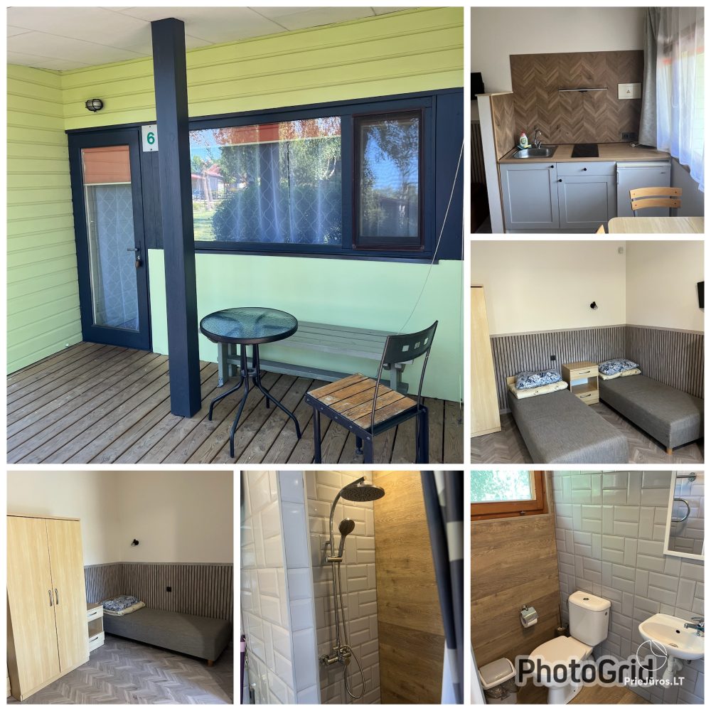 Vilnelė  Kompleks rekreacyjny: domki letniskowe, apartamenty, pokoje do wynajęcia blisko morza