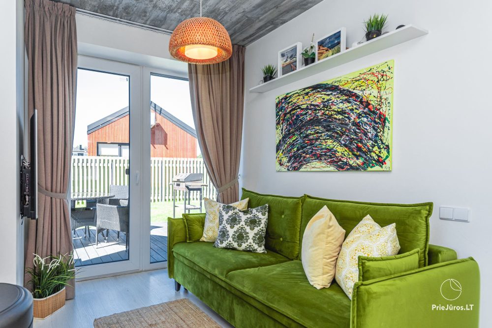 Apartamenty Zalia kopa położone 300 metrów od piaszczystej plaży