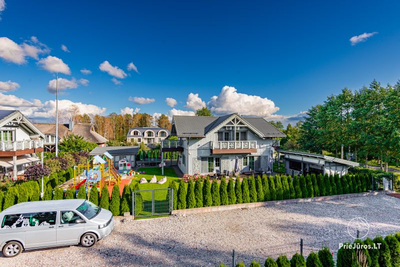 Baltu vila w Połądze - Nowe apartamenty na rodzinne wakacje 240 m do morza