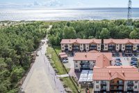 Kompleks apartamentów i restauracja "Lagūna" w Sventoji bardzo blisko morza
