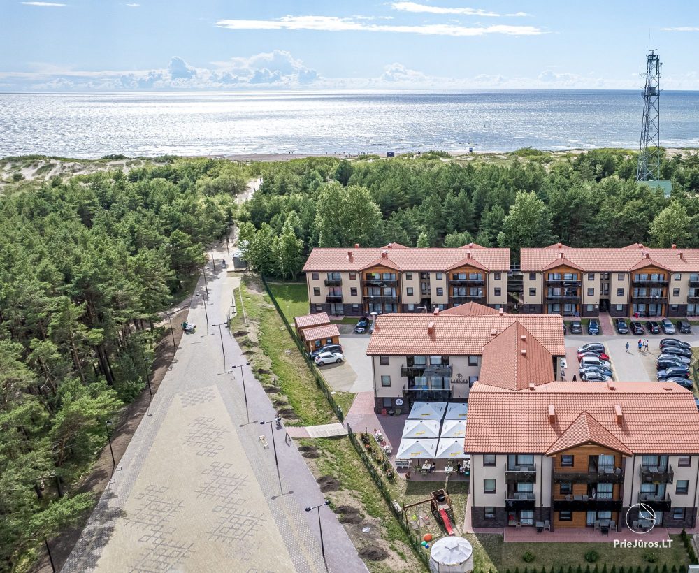 Kompleks apartamentów i restauracja Lagūna w Sventoji bardzo blisko morza - 1