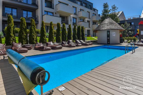 Maluno Vila 777 - nowe apartamenty z basenem w centrum Połągi