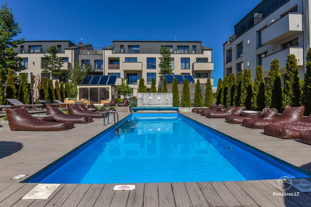 MALŪNO VILA 777 - nowe apartamenty z basenem w centrum Połągi - 1