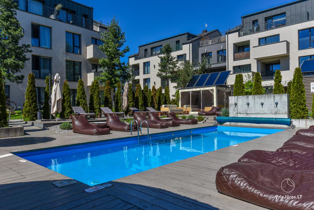 Maluno Vila 777 - nowe apartamenty z basenem w centrum Połągi
