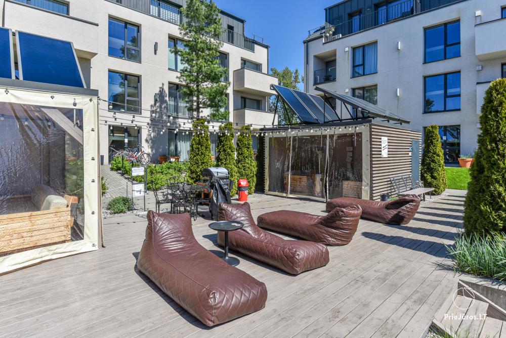 Maluno Vila 777 - nowe apartamenty z basenem w centrum Połągi