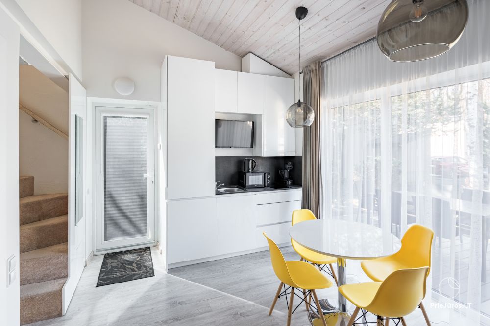 Domki i apartamenty z tarasami Čiki Puki na wynajem