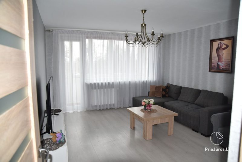 Czteropokojowy apartament do wynajęcia w Połądze w pobliżu Morza Bałtyckiego