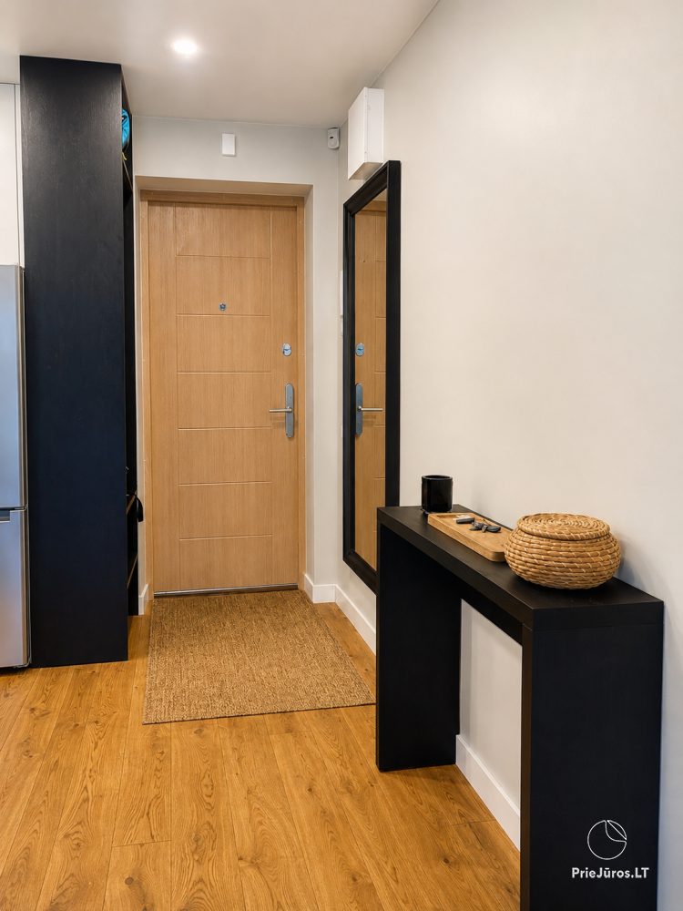 Apartamenty „Pušų terasa” w Juodkrantė, nowocześnie wyposażone z dużym tarasem