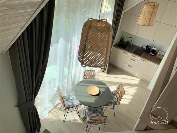 Kontininku apartment z basenem w pobliżu lasu w Kunigiskiai