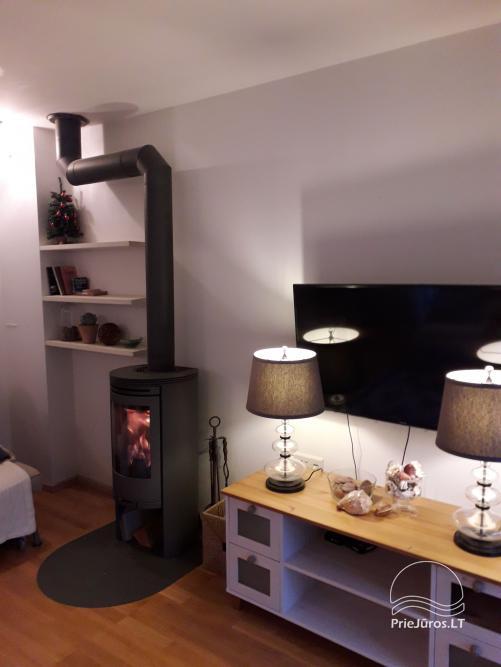 Do wynajęcia apartament z tarasem i kominkiem w miejscowości Pervalka na brzegu Zalewu Kurońskiego - 1