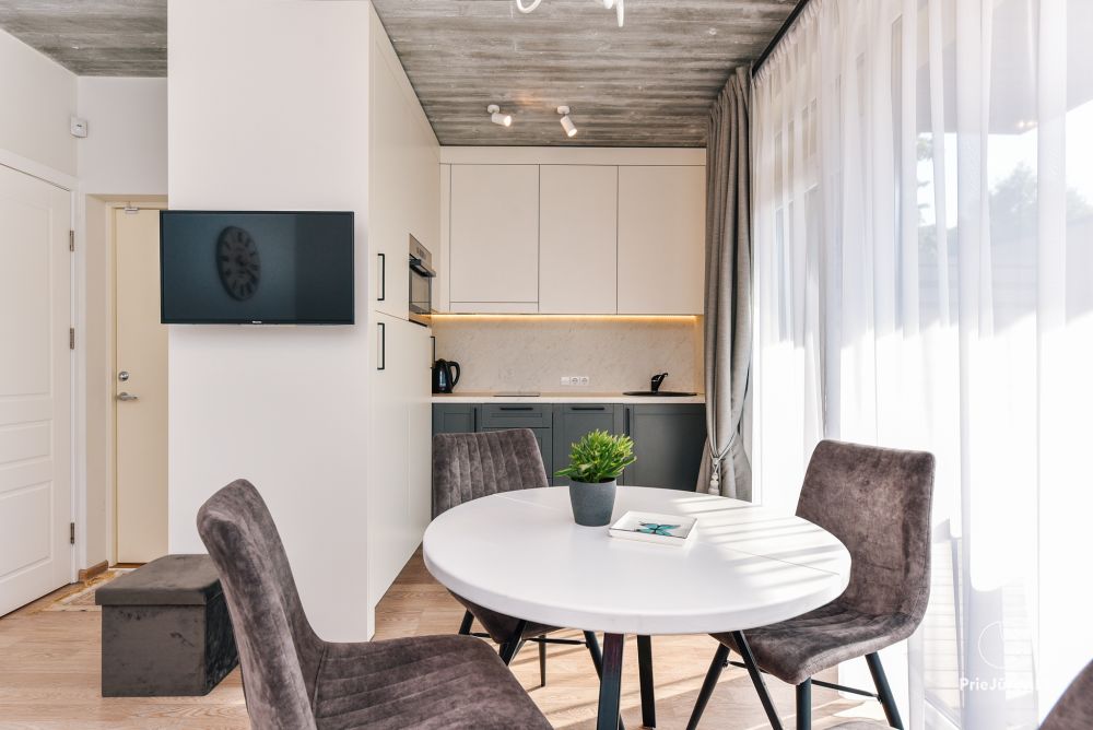 Apartamenty w kwartał 'Čiki Puki', Kunigiškės, ul. Kontininkų, parter