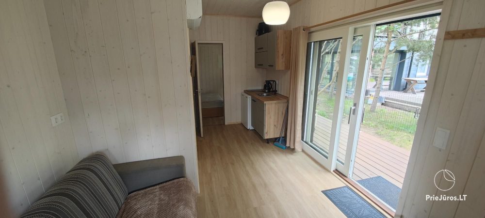 Dwa nowe apartamenty - domki w Šventoji