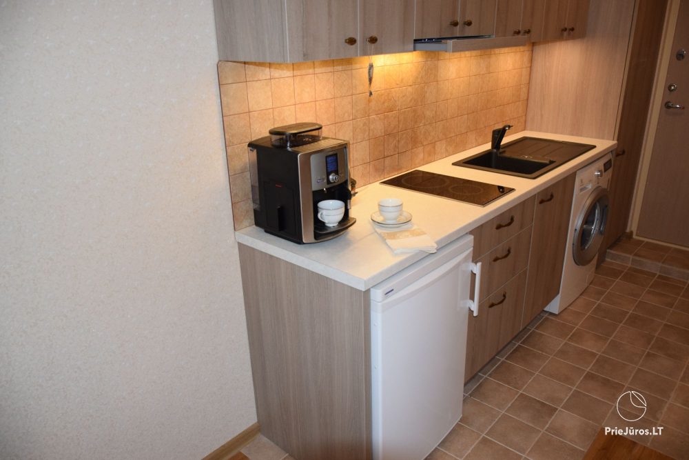 W centrum Nidy, „Prie Pušyno”, ul. Szvyturio. Dwa przytulne apartamenty typu studio