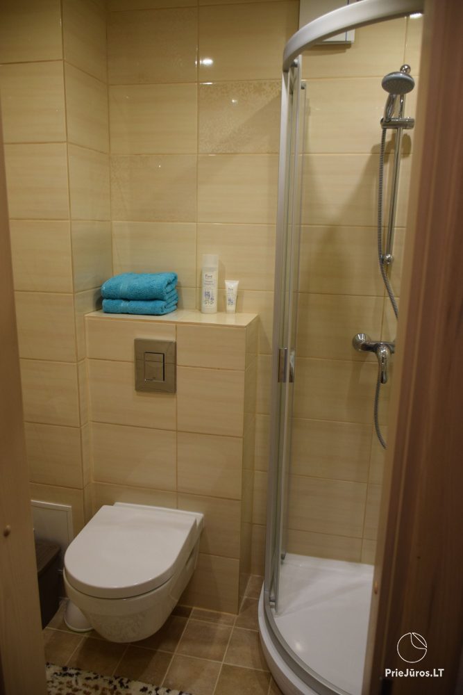 W centrum Nidy, „Prie Pušyno”, ul. Szvyturio. Dwa przytulne apartamenty typu studio