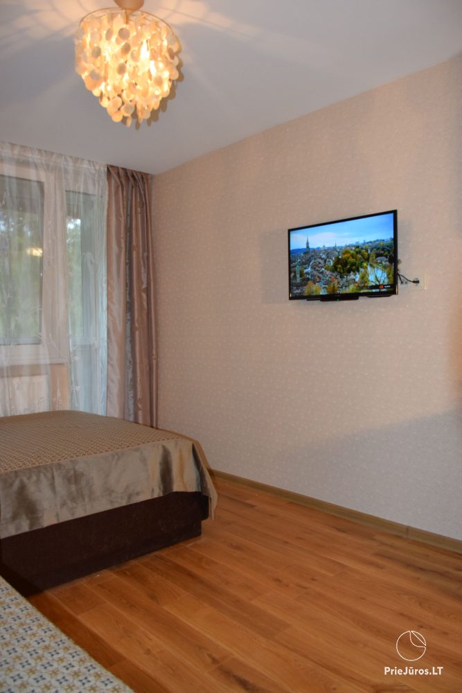 W centrum Nidy, „Prie Pušyno”, ul. Szvyturio. Dwa przytulne apartamenty typu studio