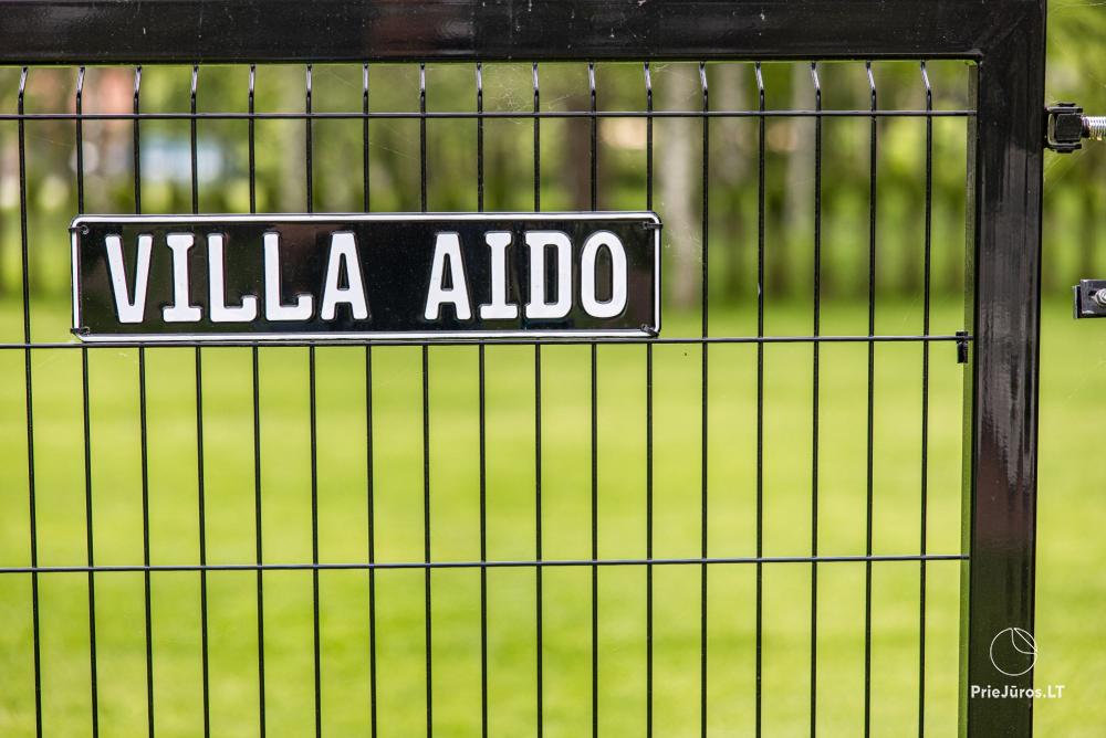 Villa Aido - przestronne apartamenty do wynajęcia w Połądze, w Kunigiskiai. Do morza zaledwie 200 metrów!