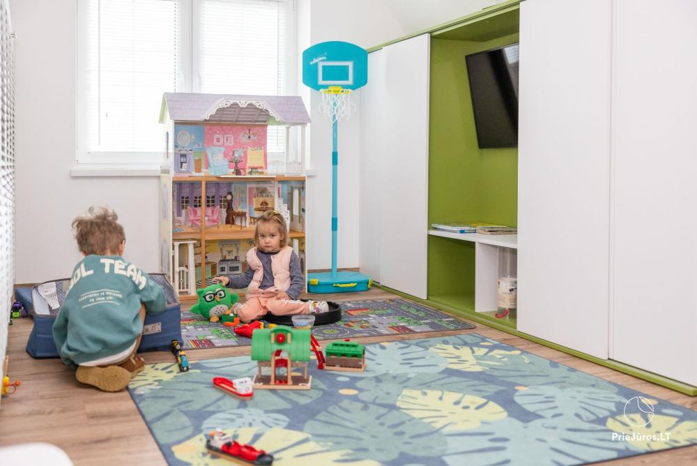 Villa Aido - przestronne apartamenty do wynajęcia w Połądze, w Kunigiskiai. Do morza zaledwie 200 metrów!