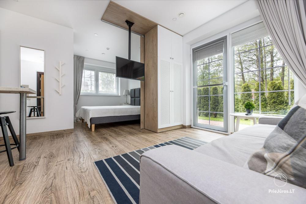 Villa Aido - przestronne apartamenty do wynajęcia w Połądze, w Kunigiskiai. Do morza zaledwie 200 metrów!