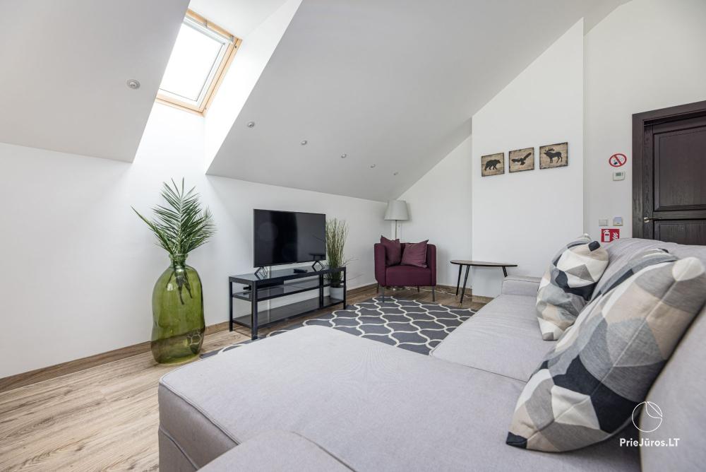 Villa Aido - przestronne apartamenty do wynajęcia w Połądze, w Kunigiskiai. Do morza zaledwie 200 metrów!