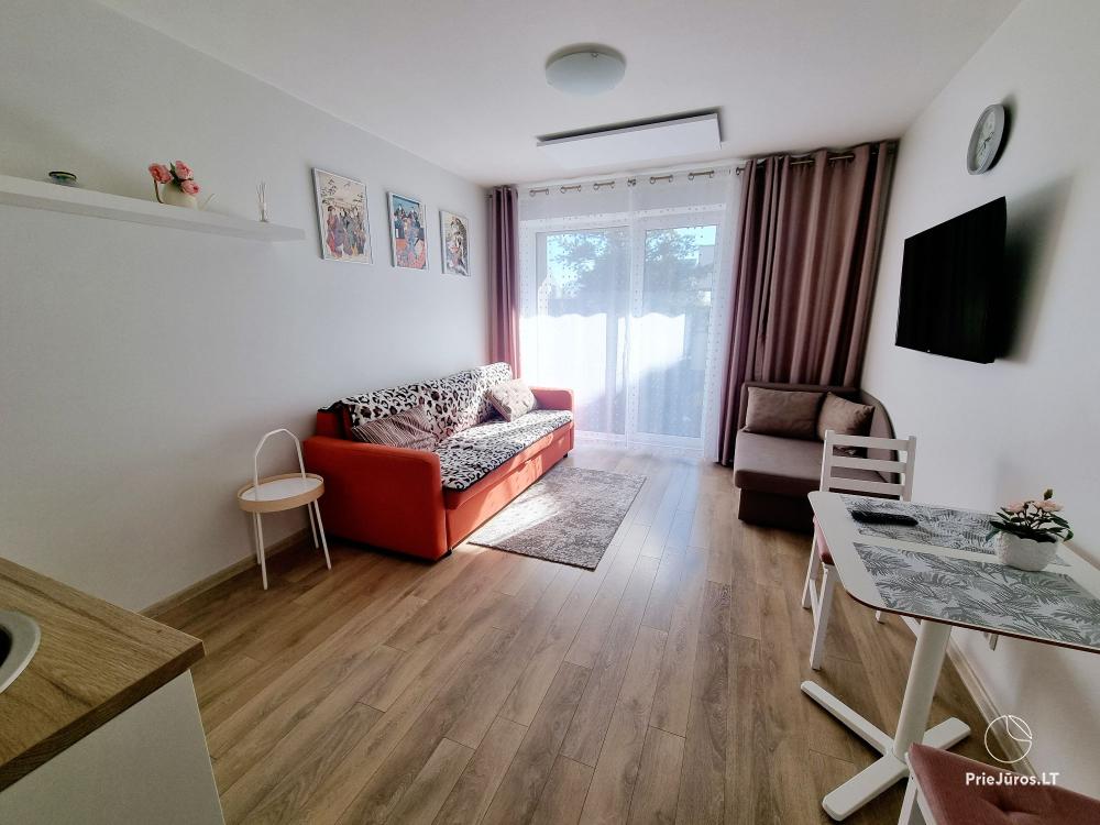 Malūno Vilos 1 pokojowe mieszkanie z basenem P.Nr.4 - 1