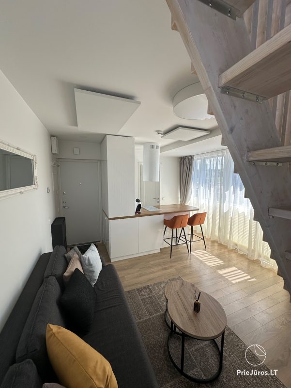 Przytulne apartamenty na twój wypoczynek w Kunigiškės z basenem na zewnątrz