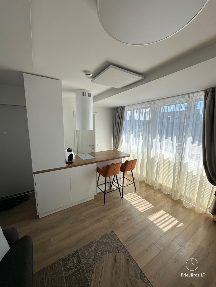 Przytulne apartamenty na twój wypoczynek w Kunigiškės z basenem na zewnątrz