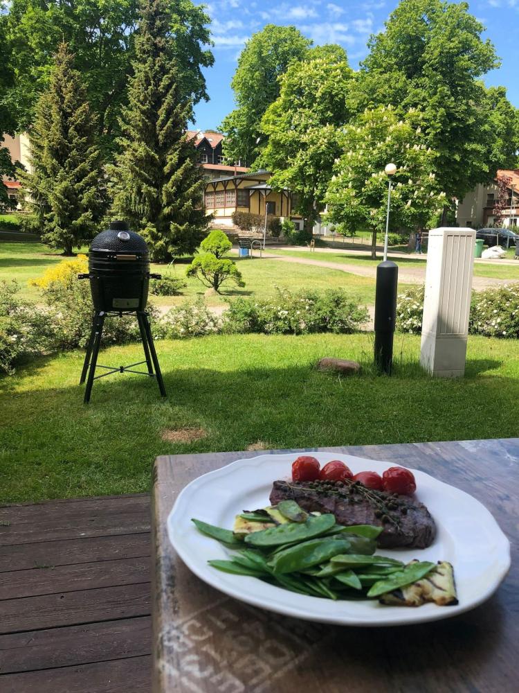 Dwupokojowe mieszkanie z tarasem w Juodkrante