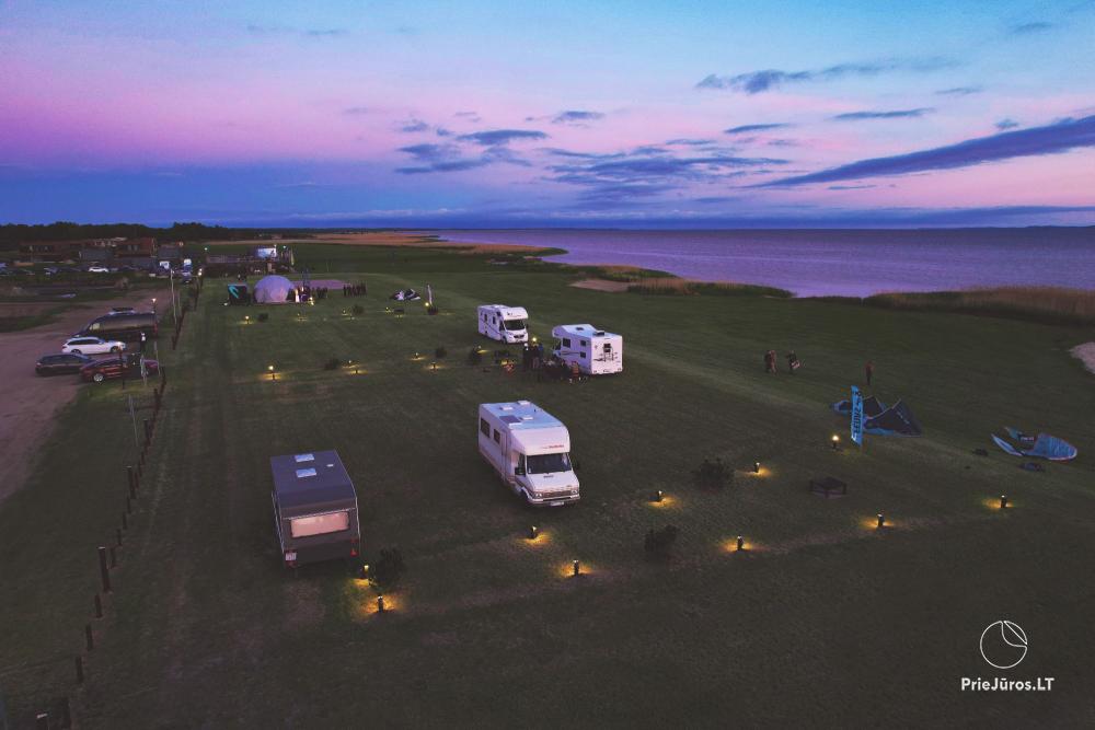 Fenas Kite Spot kemping na Litwie, w Svencele - 1