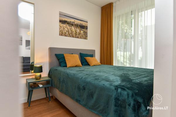 Przytulne, luksusowo urządzone apartamenty typu studio dla 2-4 osób w Juodkrante