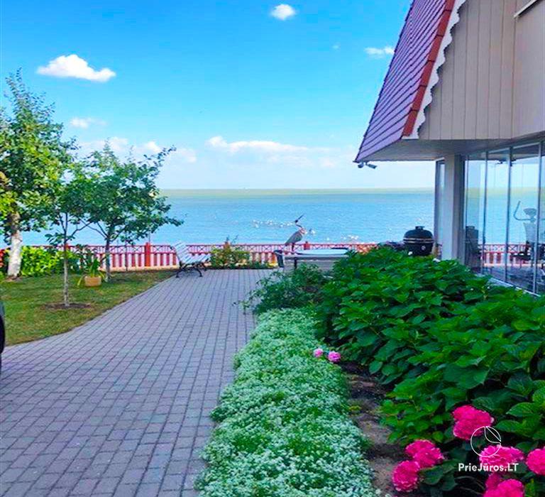 Apartamenty w Nidzie – Willa Pamarys – na brzegu Zalewu Kurońskiego