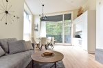 Nowe, przestronne apartamenty „Palangos Vilnele” otoczone sosnami, blisko morza z klimatyzacją i przestronnymi tarasami z widokiem na las sosnowy i morze - 4