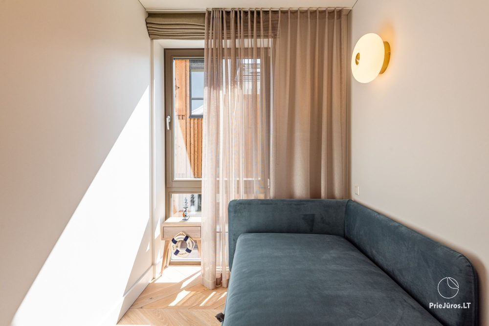 Przytulne i stylowo urządzone apartamenty do wynajęcia w nowej dzielnicy Marių Vētrungiu.